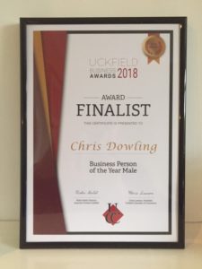 Chris Dowling, finalist in Male Business Person of the Year